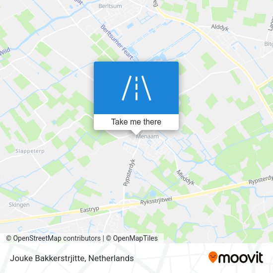 Jouke Bakkerstrjitte map