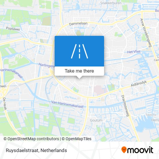 Ruysdaelstraat Karte