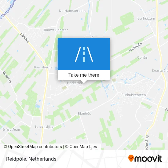 Reidpôle map