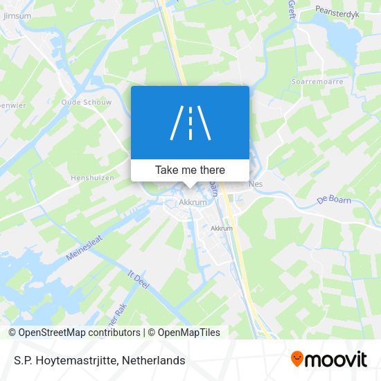 S.P. Hoytemastrjitte map