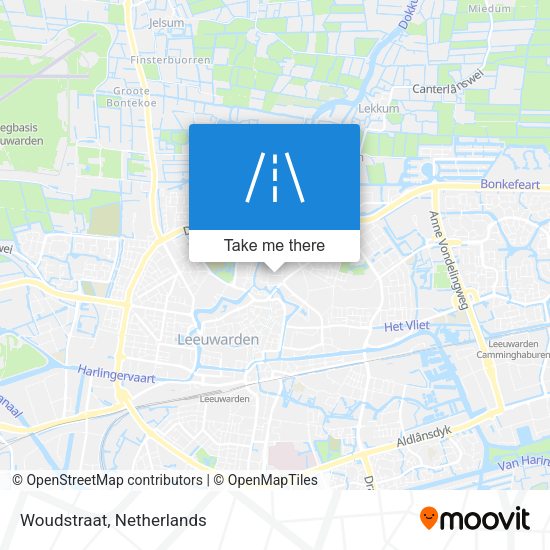 Woudstraat map