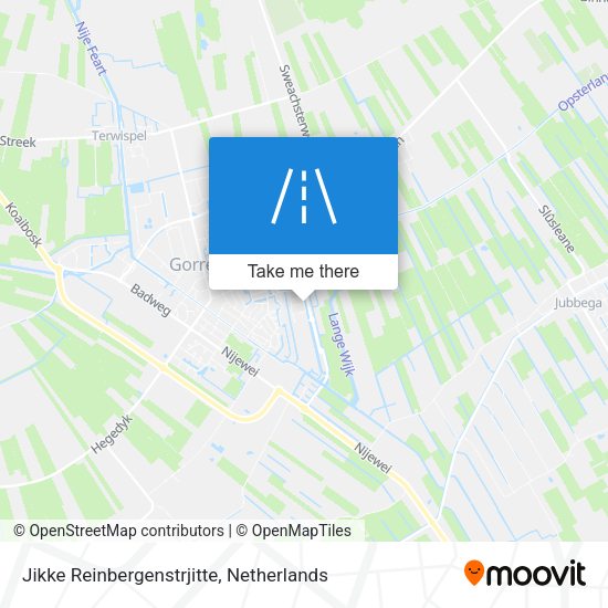 Jikke Reinbergenstrjitte map