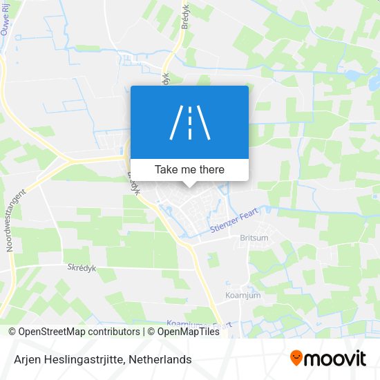 Arjen Heslingastrjitte map