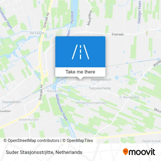 Suder Stasjonsstrjitte map