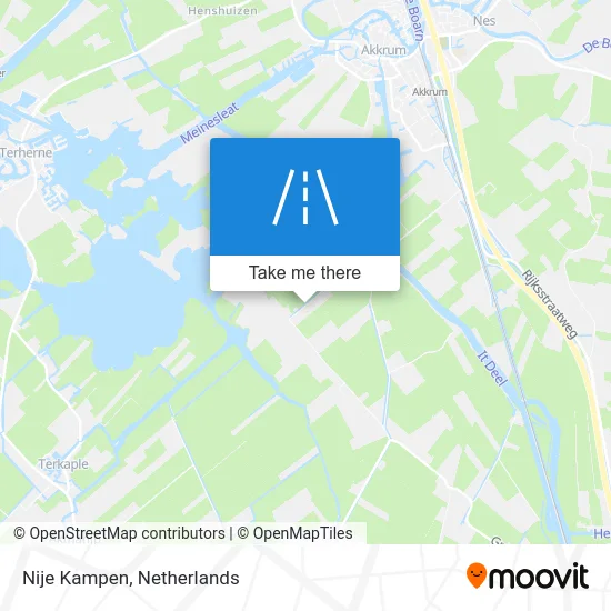 Nije Kampen map