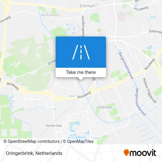 Oringerbrink map