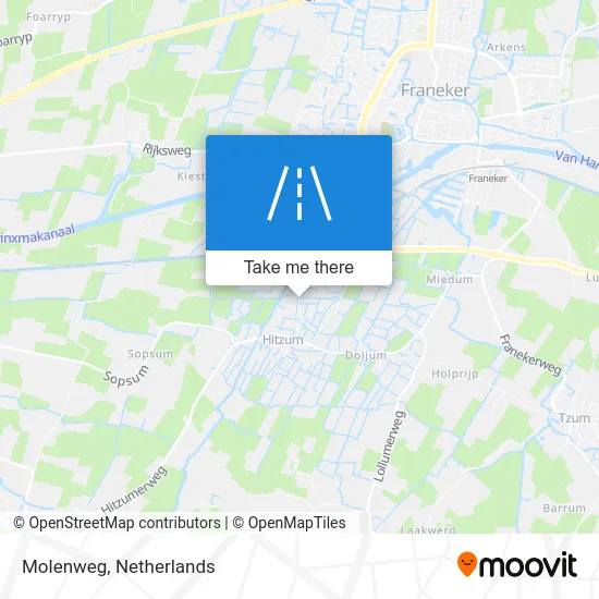 Molenweg map