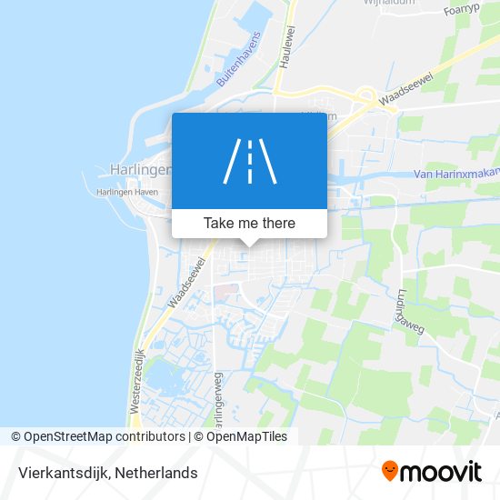 Vierkantsdijk Karte