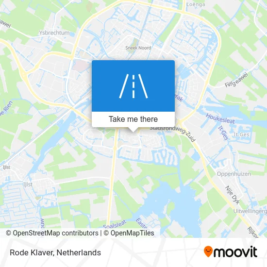Rode Klaver map