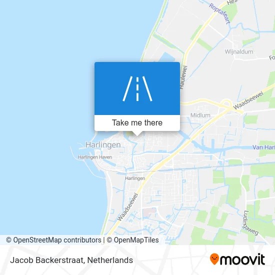 Jacob Backerstraat map