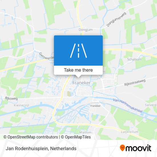 Jan Rodenhuisplein map