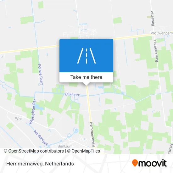 Hemmemaweg map