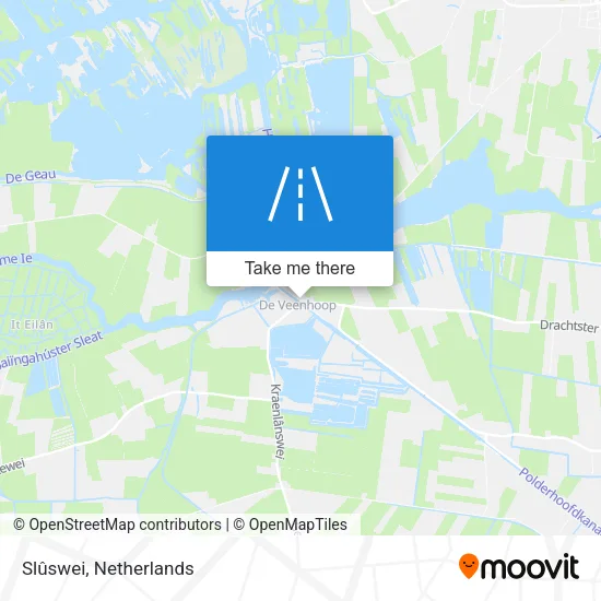 Slûswei map