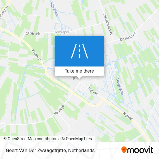 Geert Van Der Zwaagstrjitte map