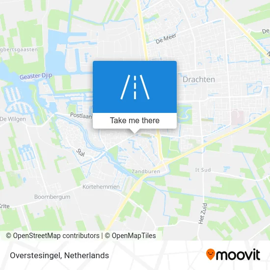 Overstesingel map