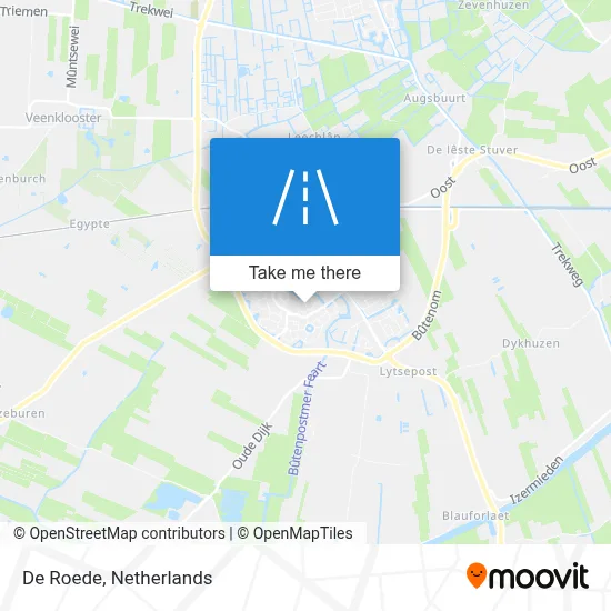 De Roede map