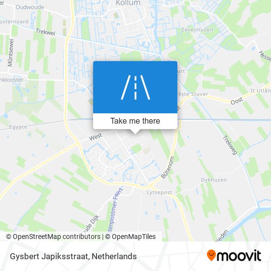 Gysbert Japiksstraat map