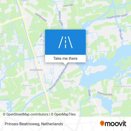 Prinses-Beatrixweg map