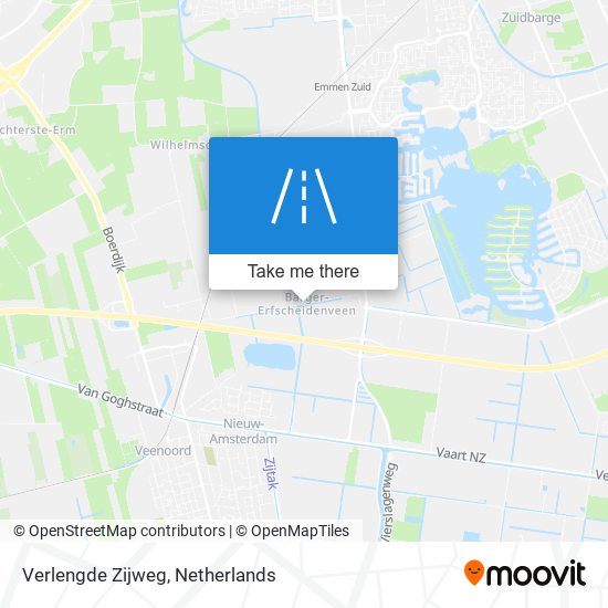 Verlengde Zijweg map