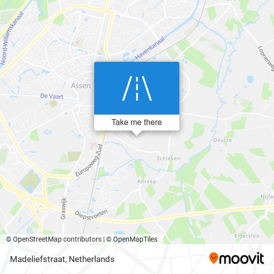 Madeliefstraat map
