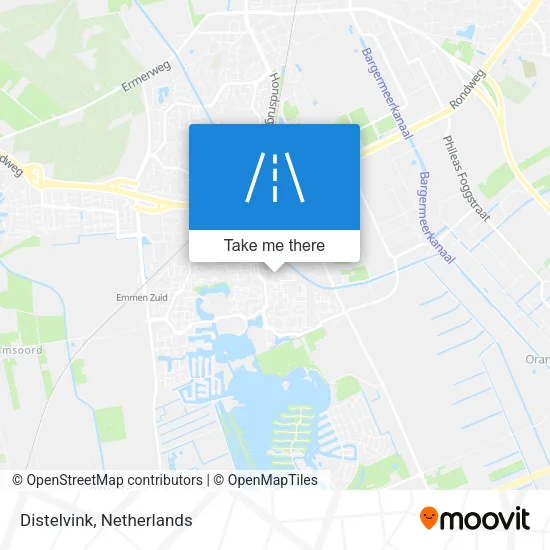 Distelvink map