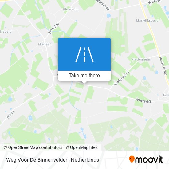 Weg Voor De Binnenvelden map