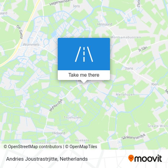 Andries Joustrastrjitte map