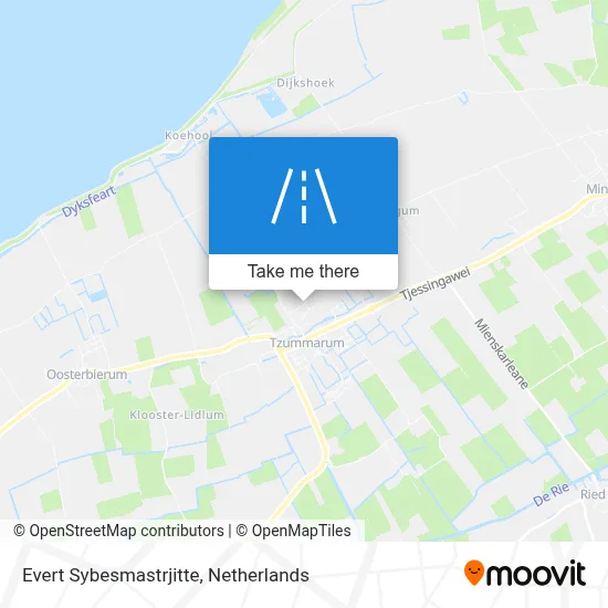 Evert Sybesmastrjitte map