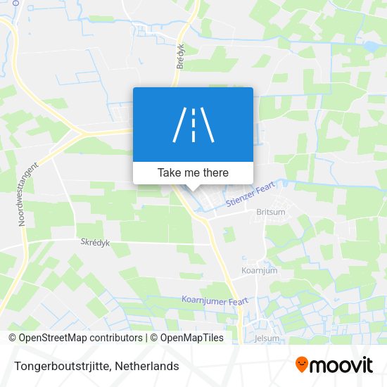 Tongerboutstrjitte map