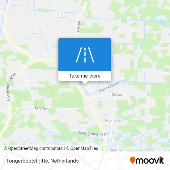 Tongerboutstrjitte map