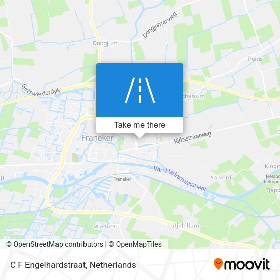 C F Engelhardstraat map