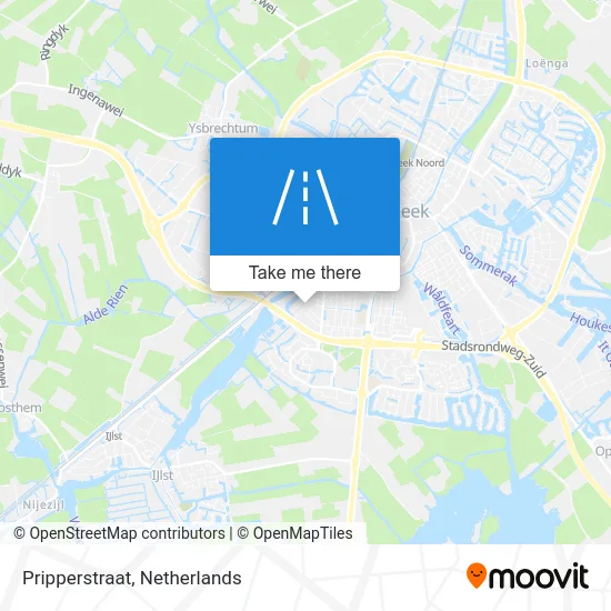 Pripperstraat map
