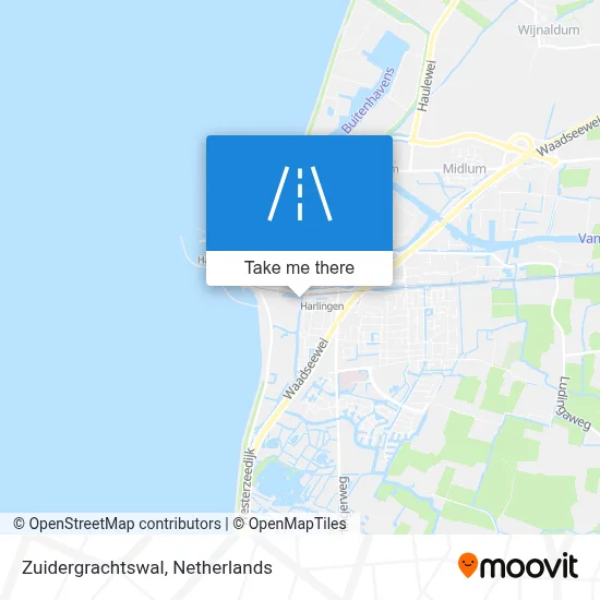 Zuidergrachtswal map