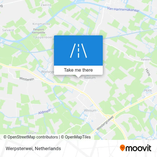 Werpsterwei map