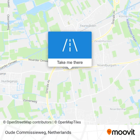 Oude Commissieweg map