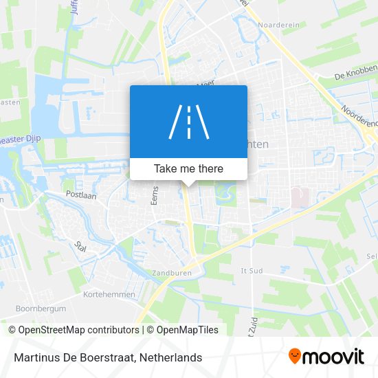 Martinus De Boerstraat map