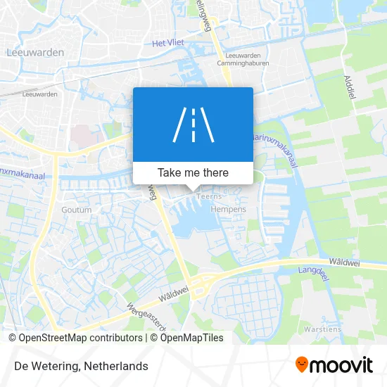 De Wetering map