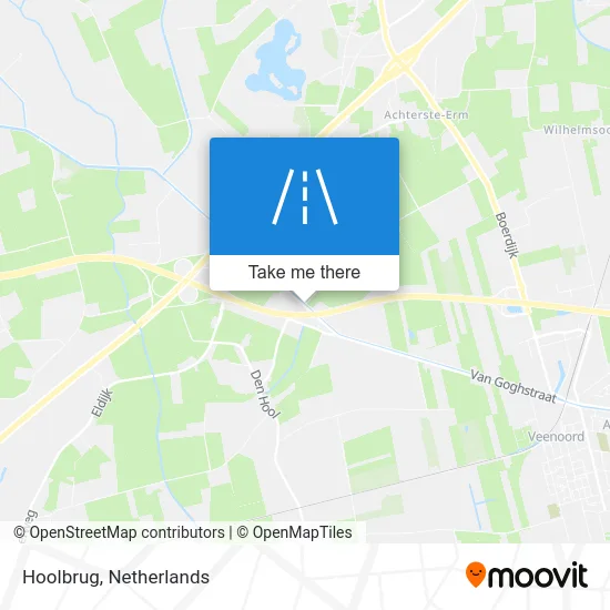 Hoolbrug map