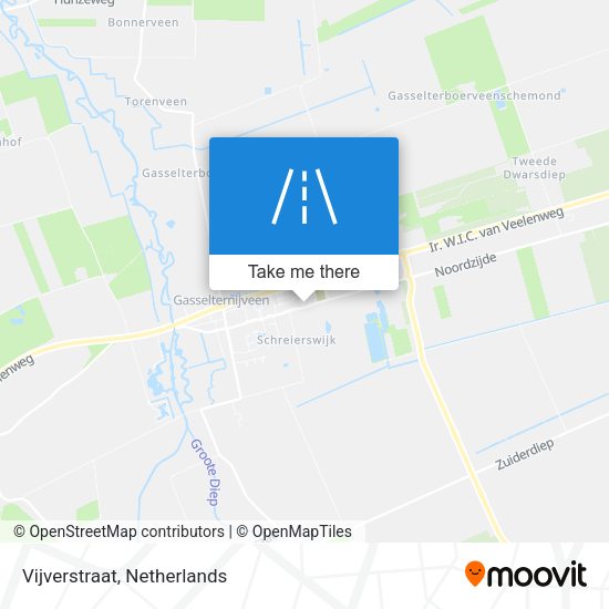 Vijverstraat map