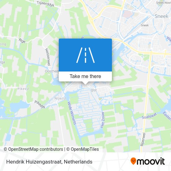 Hendrik Huizengastraat map