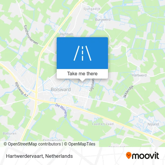 Hartwerdervaart map
