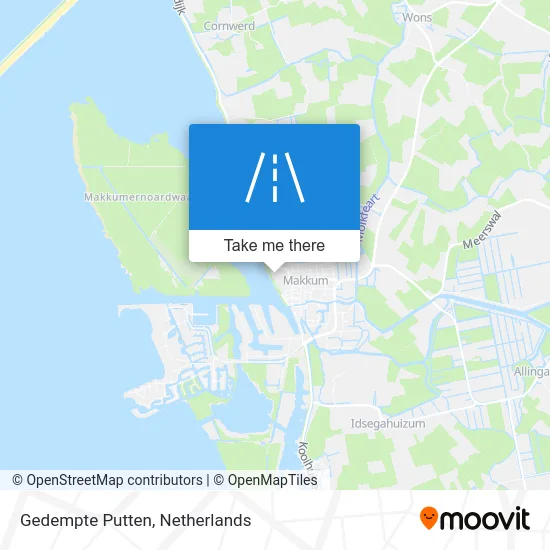 Gedempte Putten map