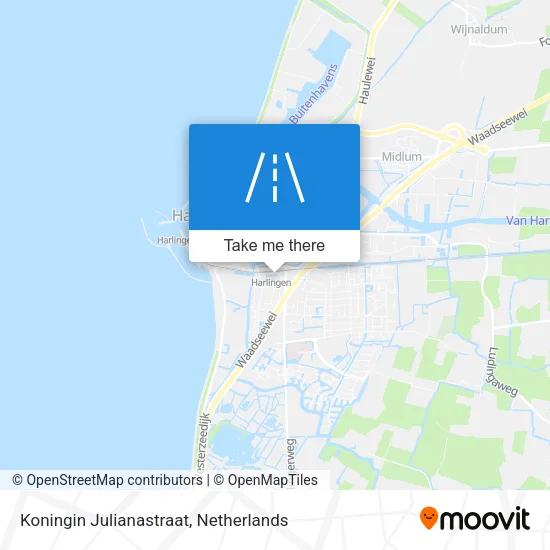 Koningin Julianastraat map