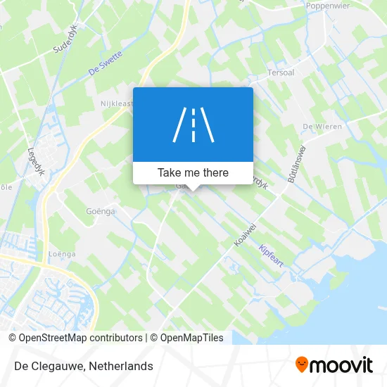 De Clegauwe map