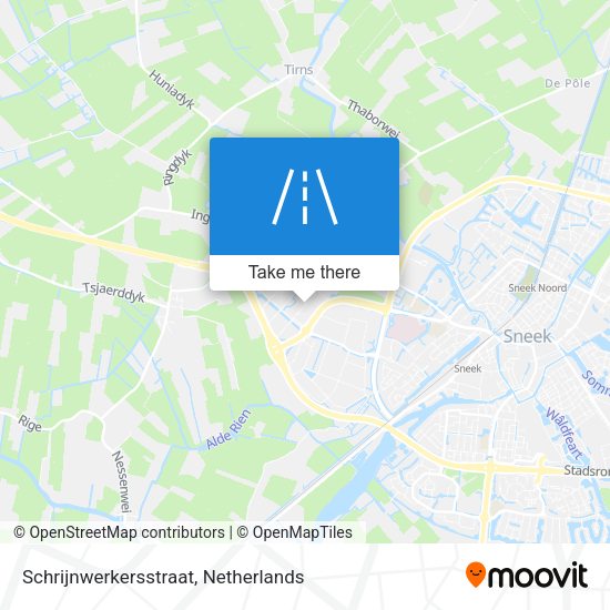 Schrijnwerkersstraat map