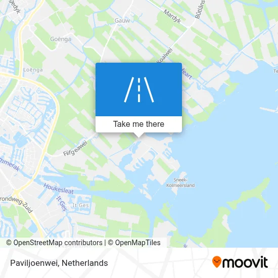 Paviljoenwei map
