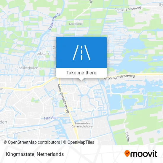 Kingmastate map