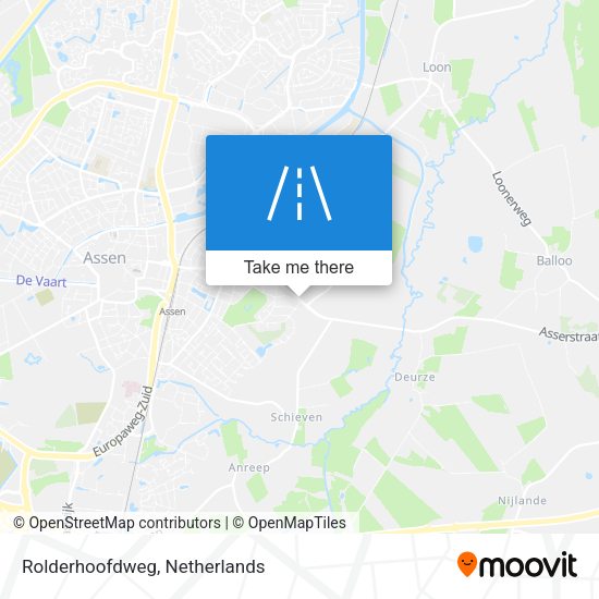 Rolderhoofdweg map