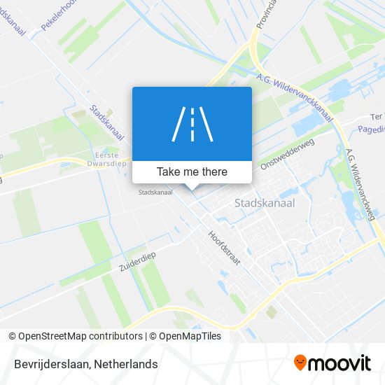 Bevrijderslaan Karte