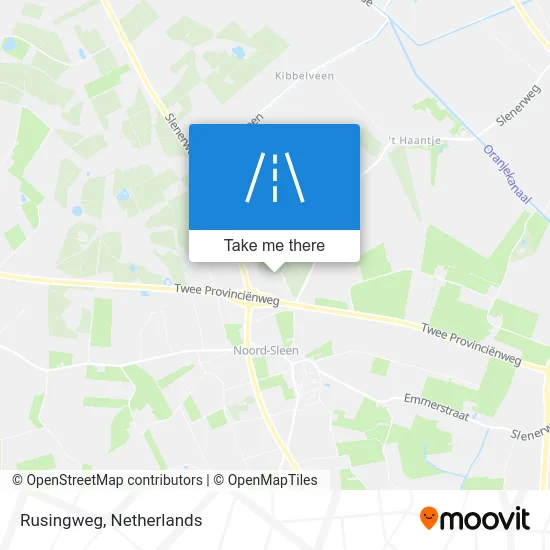Rusingweg map